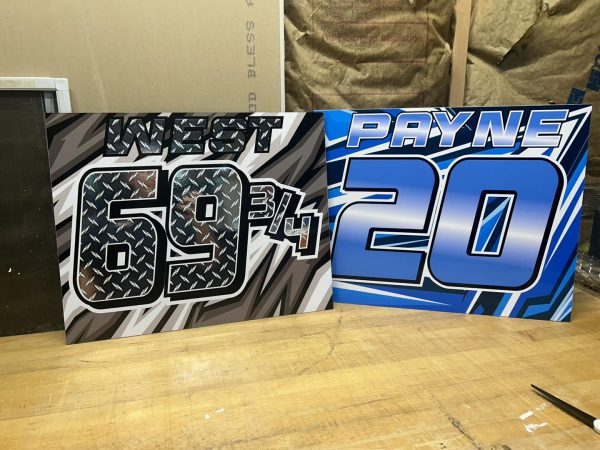 Custom Racing Signs
