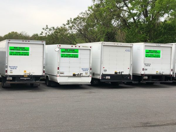 Printed decals for box truck