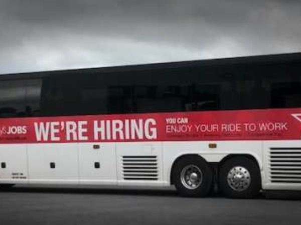 bus graphics wrap installed