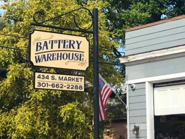 sand blasted dimensional sign painted